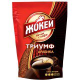 Кофе растворимый Jockey (Жокей) Триумф, 150 г., сублимированный, вакуумная упаковка
